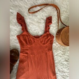 Fall sleeveless Jumpsuit size small